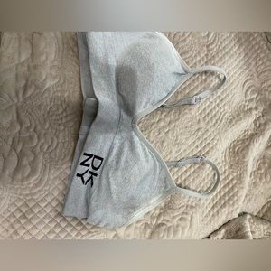 Gray dkny bra